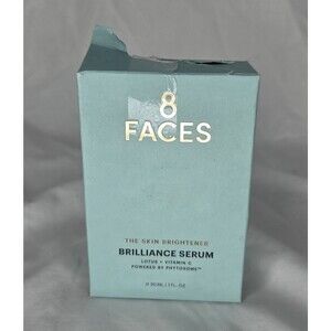 8 Faces The Skin Brightening Brilliance Serum 1.0 fl oz/30 ml New